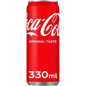 Frisdrank Coca Cola Regular blik 330ml [24x]