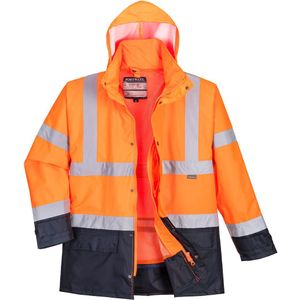 Portwest Hi-Vis Executive 5-in-1 Jack S768 - Oranje/Marine - 5XL
