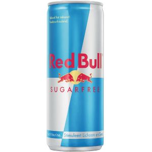 Energiedrank Red Bull sugarfree blik 250 ml [24x]