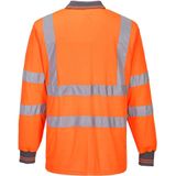 Hi-Vis Lange Mouw Poloshirt maat 4XL, Orange