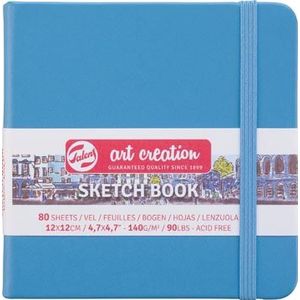 Talens Art Creation schetsboek, zeeblauw, ft 12 x 12 cm