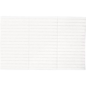 Etiket 30x120mm wit 30st