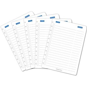 Uitbreidingsset Correctbook A4 to-do 5 bladen