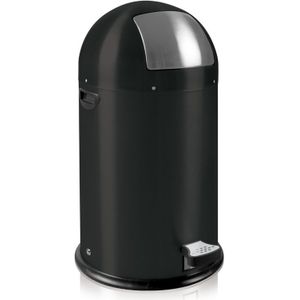 EKO Kickcan Prullenbak - 33 l - Mat Zwart