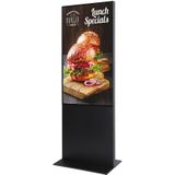 Digitale Smart Line Totem Met 55" Samsung Scherm Zwart