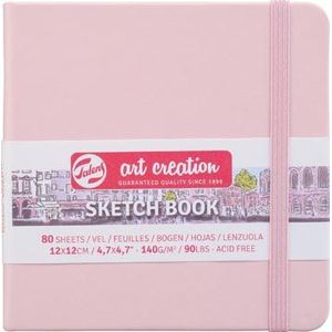Talens Art Creation schetsboek, pastelroze, ft 12 x 12 cm