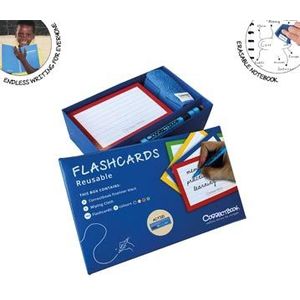 Correctbook Flashcards (systeemkaarten) actiepak, ft A5, uitwisbaar / herbruikbaar, gelijnd