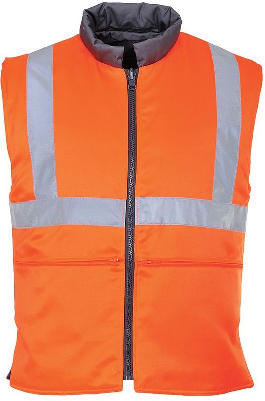 Portwest - Hi-Vis Omkeerbare Bodywarmer RT44 - Oranje