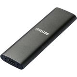 Philips - External SSD - 250 GB - Ultra Speed - Space Grey