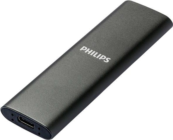 Philips - External SSD - 250 GB - Ultra Speed - Space Grey