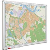 Landkaart bord Softline profiel 8mm, Nijmegen