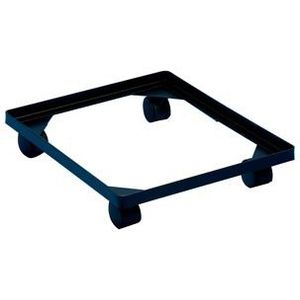Really Useful Box accessoire onderstel met wieltjes (diameter: 4,5 mm), in zwarte PVC