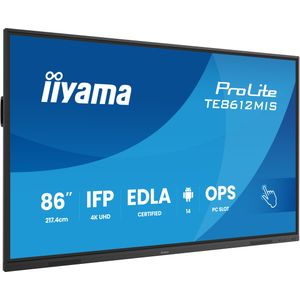 iiyama - ProLite TE8612MIS-B4AG - Interactief Scherm - 4K UHD