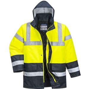 Hi-Vis Twee Kleuren Verkeersjack maat 4XL, Yellow