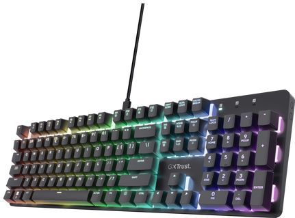 Trust - GXT 871 Zora - Mechanisch Gaming Toetsenbord - Bedraad - Azerty