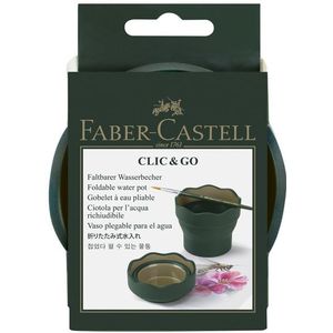 watercup Faber-Castell Clic & Go donkergroen [6x]