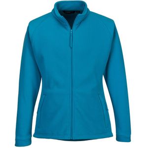 Aran Dames Fleece maat Small, Aqua