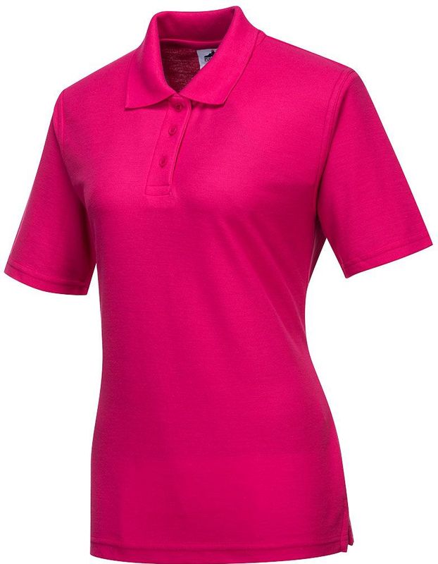 Naples Dames Poloshirt maat Large, Pink