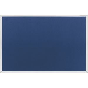 Design Prikbord magnetoplan SP, blauw vilt, 1500 x 1000mm
