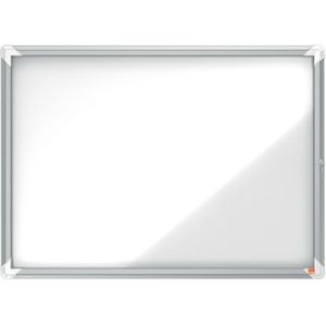Buitenvitrine Nobo Premium Plus 8x A4 draaideur magnetisch