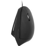 Quantore - Ergonomische Muis - Zwart - Bedraad - USB-A - 48 Stuks