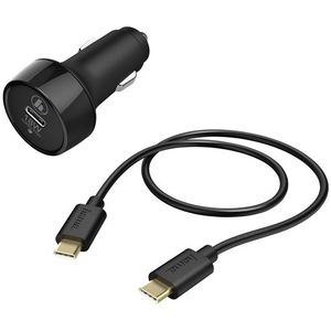 Autolader Hama USB-C 18W 1,5 meter zwart