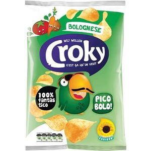 Croky chips bolognese, zakje van 100 g [12x]