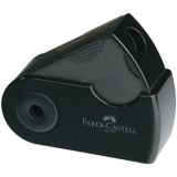 puntenslijper Faber-Castell "Sleeve" Mini enkel zwart [12x]