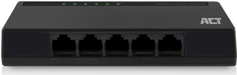 ACT AC4445 netwerk-switch Unmanaged Gigabit Ethernet (10/100/1000) Zwart