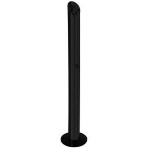 BRASQ Asbak Staand Zwart - 2 liter inhoud - Rookpaal, Peukenzuil - 21x21x92 cm Staande asbak voor binnen en buiten