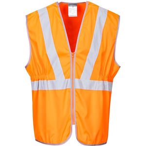 Hi-Vis Lang Vest maat Large, Orange