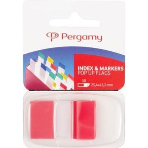 Pergamy index ft 43 x 25 mm, rood