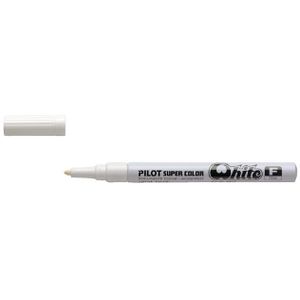 Viltstift PILOT Super SC-W-F lakmarker rond wit 1mm [12x]