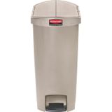 Slim Jim Step On container End Step kunststof 50 ltr, Rubbermaid