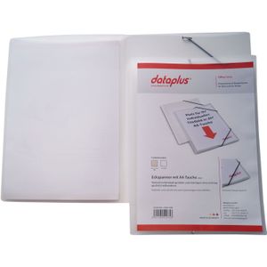 Personaliseerbare elastomap  A4  voor 150 blz.  transparant [25x]