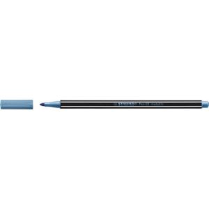 Viltstift STABILO Pen 68/841 medium metallic blauw