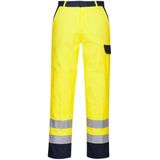 Portwest - Bizflame Work Hi-Vis Broek - Geel - Vlamvertragend