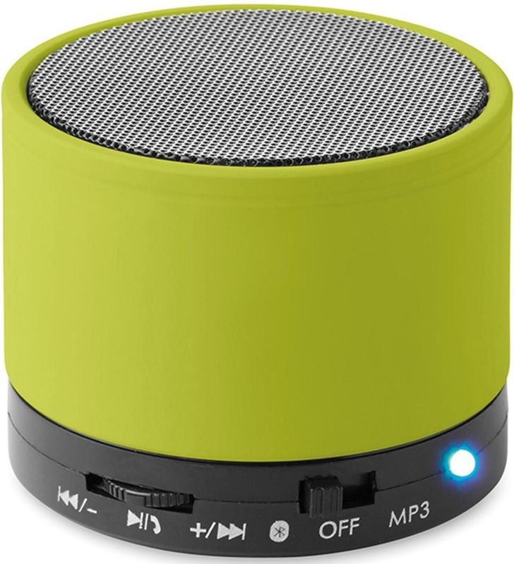 Bluetooth-luidspreker Round bass, limoen
