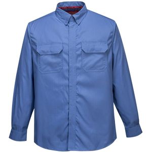 Bizflame Plus-shirt maat XXL, Blue