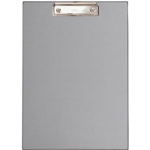Klembord MAUL A4 staand PVC zilvergrijs [12x]