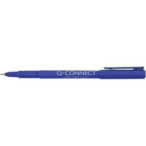 Q-Connect fineliner, 0,4 mm, blauw