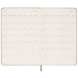 Agenda 2024 Moleskine 12M Planner Weekly 7dag/1pagina pocket 90x140mm hard cover sand brown