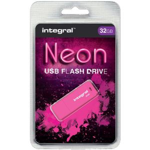 Integral INFD32GBNEONPK USB flash drive 32 GB USB Type-A 2.0 Roze