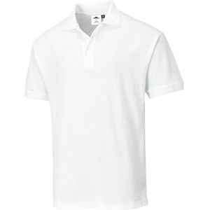 Naples Poloshirt maat Large, White