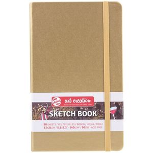 Schetsboek Talens Art Creation goudgeel 13x21cm 140gr 80vel