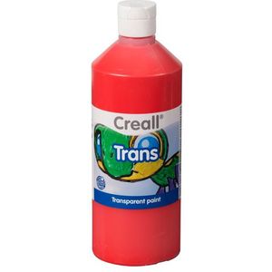 Raamverf Creall Trans rood 500ml