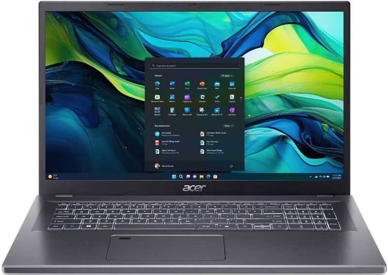 Acer - Aspire 17.3i FHD - Laptop - Steel Grey - Intel Core i5-1334U - Intel Iris Xe Graphics - Windows 11 Pro