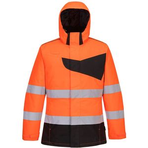 Portwest - PW2 Hi-Vis Winterjack PW261 - Fluorescerend - Waterdicht - Koude Bescherming tot -40°C