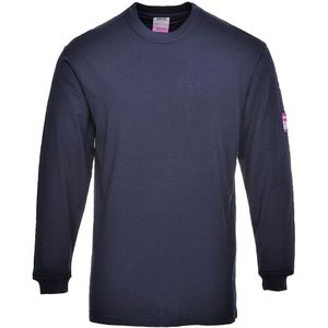 Vlamvertragend Anti-Statisch Lange Mouw T-Shirt maat XL, Navy