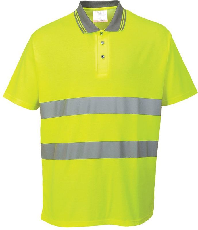 Portwest - S171 - Poloshirt - Geel - Katoen Comfort